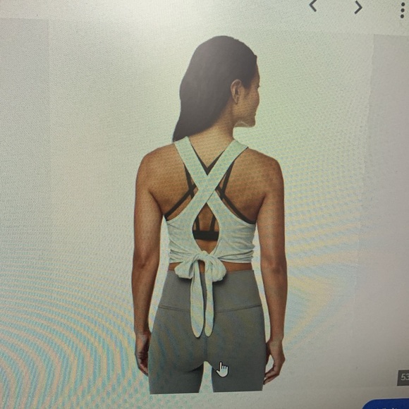 Lululemon Turn to Tie Tank Top in pale green - Picture 4 of 4